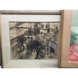 Pat Faust (British fl.1950-2000); Collection of framed paintings in various media to include local scenes of Scarborough and Filey etc. 