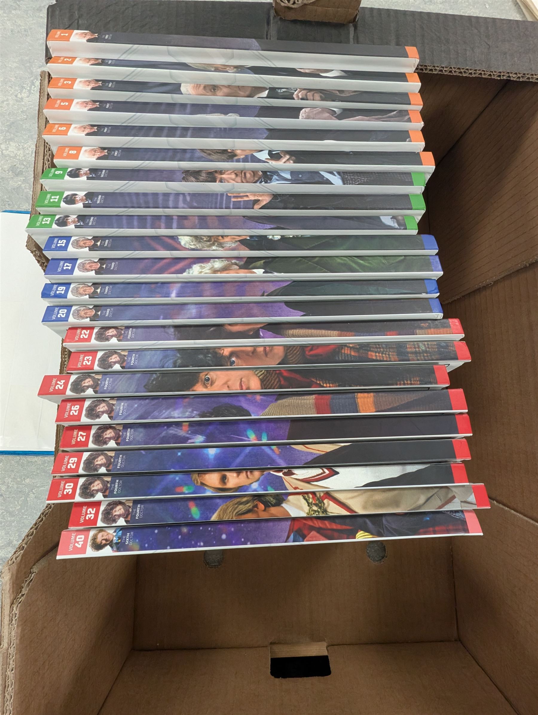 Part set Doctor Who 'The Complete History' books, 47 volumes