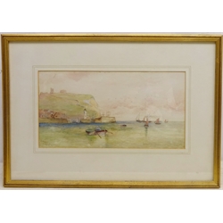  'Scarborough', 19th/early 20th century watercolour signed by C. Richardson 17.5cm x 34cm  