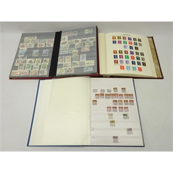  Collection of  Victoria to QEll, mainly used incl 1d red, 1d lilac, 2d blue etc,  Regional, Definitives, some sets & blocks etc in well annotated Burleigh album and two Stockbooks (3)    