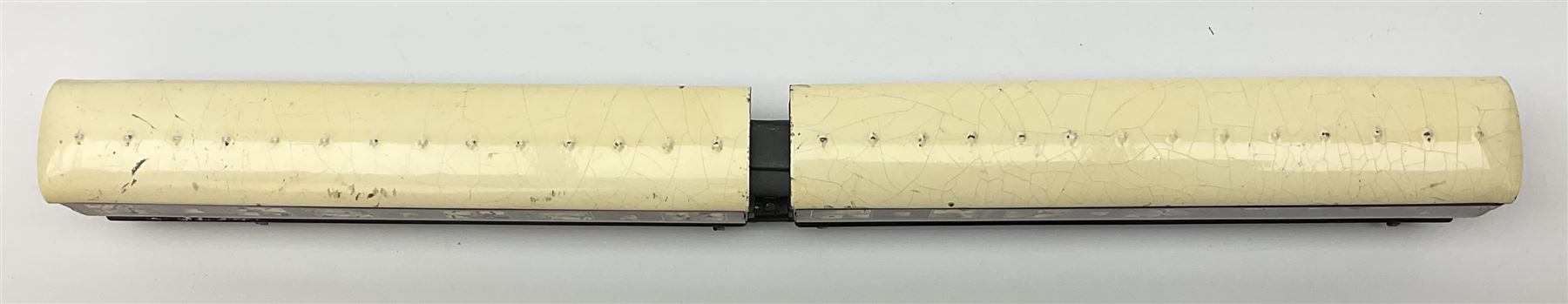 Hornby Dublo - pre-war D2 two-coach LNER articulated unit, all third class/brake third,  in reproduction box.