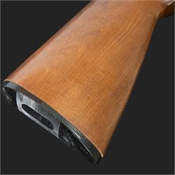 Mossberg New Haven 12 bore pump action shotgun, adjustable choke serial no H448714 
SHOTGUN CERTIFICATE REQUIRED