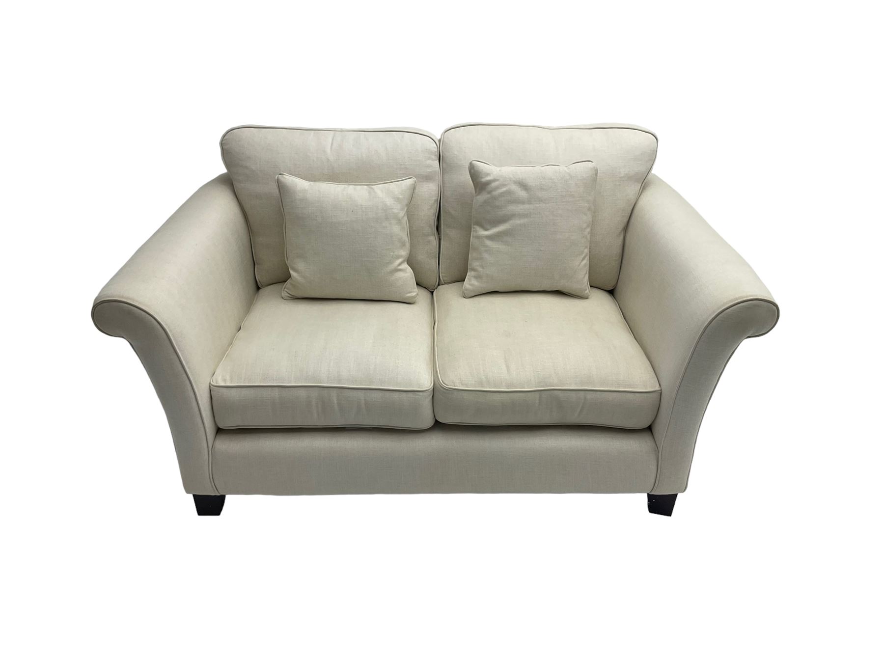Sofas & Stuff pair 'Coniston' two seat sofas, upholstered in cream