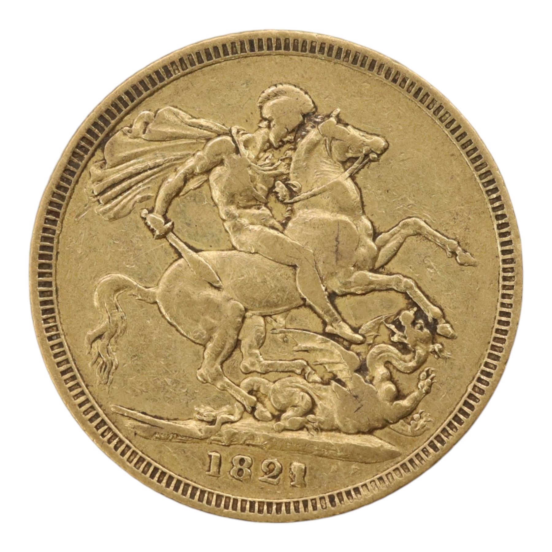 George IIII 1821 gold full sovereign coin