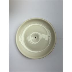 A Royal Worcester blush ivory potpourri jar and cover, of lobed form decorated with floral sprays and heightened with gilt, with printed marks beneath, RdNo112589, shape 1312, overall H19.5cm.