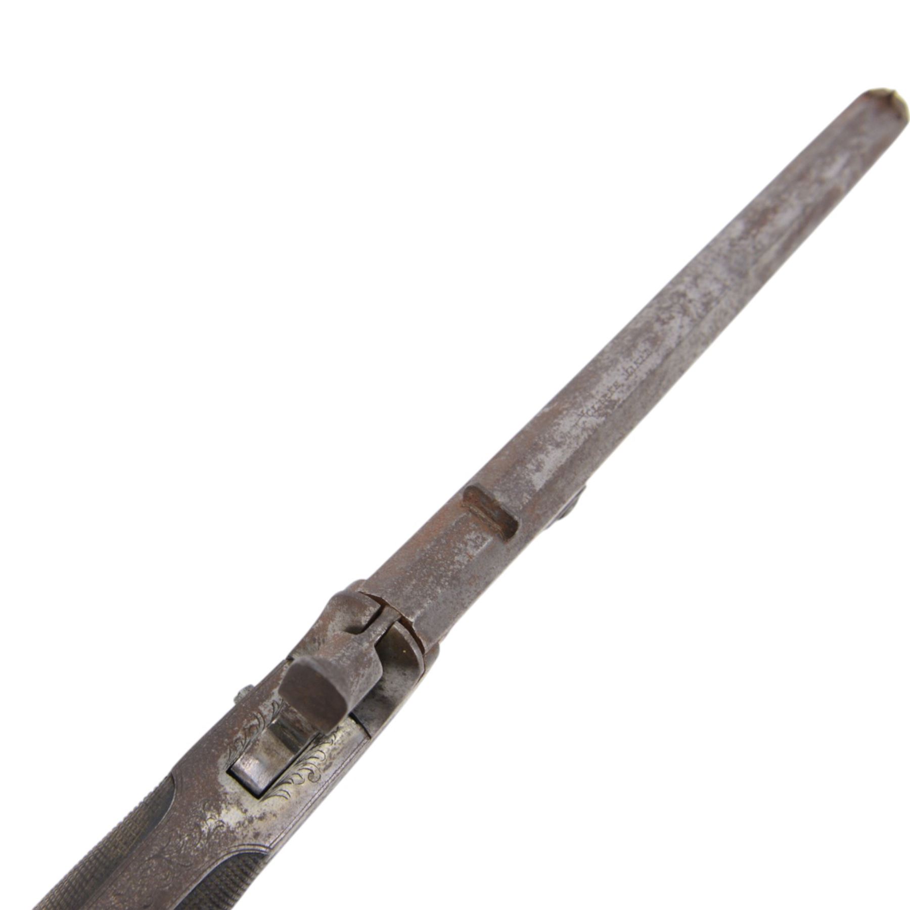 19th century precision pistol, with 12
