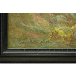 Everett Watson Mellor (British 1878-1965): Moorland Landscape, watercolour signed 20cm x 30cm