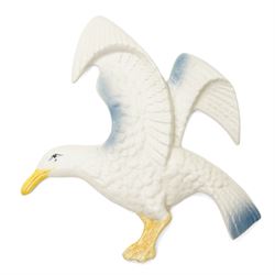 Sylvac - set of three graduated flying seagulls, printed and impressed marks verso, largest W22cm (3)