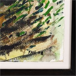 Kane Cunningham (British 1961-): 'Mulgrave Woods', watercolour signed and dated '08, titled verso 74cm x 105cm 