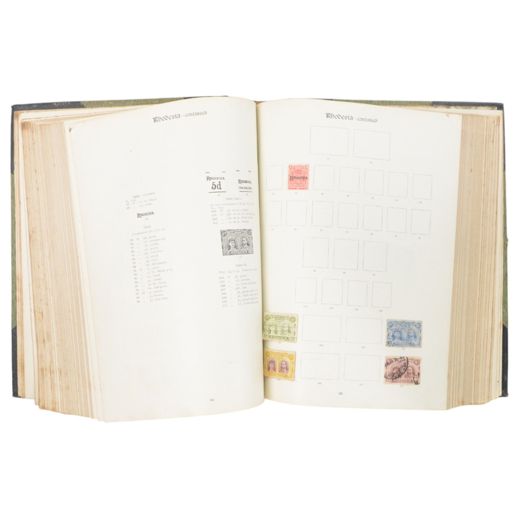 World stamps including Pitcairn Islands, Montserrat, Cayman Islands, Australia, New Zealand, Bahamas, British Solomon Islands etc, housed in 'The Imperial Postage Stamp Album', other albums and loose