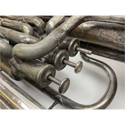 Salvation Army Class A Bb tuba for restoration or display H79cm