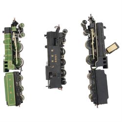 Three DJH Model Loco 00 gauge kit built locomotives, comprising no. K14 4-6-2 A8 class locomotive no. 9861, K1 4-4-0 LNER/BR D49 class 'Morpeth' locomotive and tender no. 2768 and D49 class 4-4-0 locomotive and tender unnumbered, all boxed 