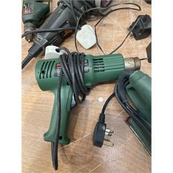 Quantity of electric tools, including Bosch heat gun, drills and other  - THIS LOT IS TO BE COLLECTED BY APPOINTMENT FROM DUGGLEBY STORAGE, GREAT HILL, EASTFIELD, SCARBOROUGH, YO11 3TX