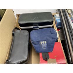 Collection of cameras and equipment, to include Boots comet 404 - X, Kodak DC25, Pentax ESPIO 90MC, olympus XA1, Kodak instamatic camera, tripods, cases, etc 