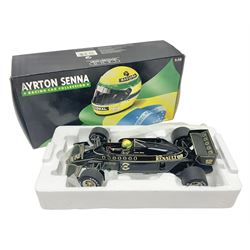 Ayrton Senna Racing Car Collection - Lotus Renault 97T 1985; boxed