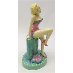  Kevin Francis figure of Marilyn Monroe from the Twentieth Century Icons Series in rose pink basque, modelled by Andy Moss, ltd. ed. 797/2000 produced by Peggy David ceramics, in original box with certificate   