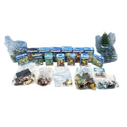 Playmobil - thirteen boxed figures including two Sports Action in unopened boxes; and a large quantity of unboxed figures and accessories