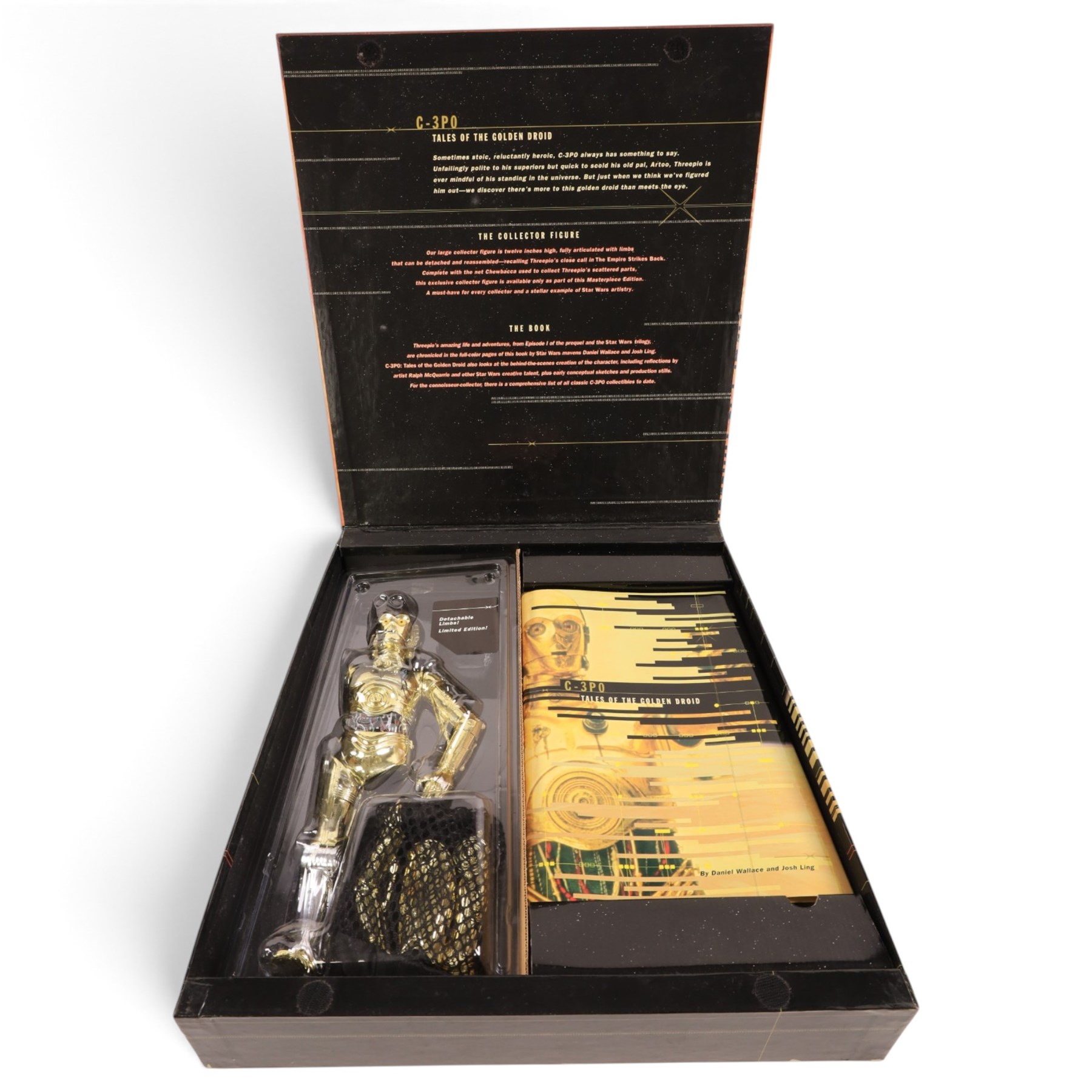 Four Hasbro The Kenner Collection Star Wars Masterpiece Editions, comprising Aurra Sing Dawn of the Bounty Hunters, Anakin Skywalker The Story of Darth Vader and two C-3PO Tales of the Golden Droid, all boxed