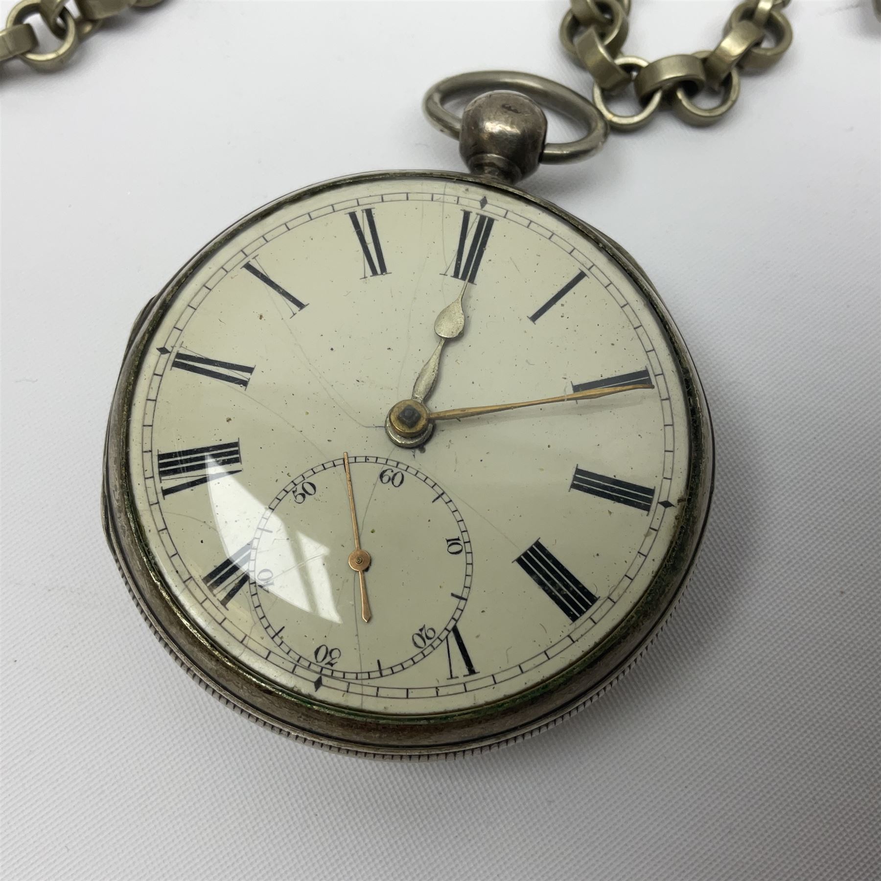Two silver cased keywind pocket watches, hallmarked
