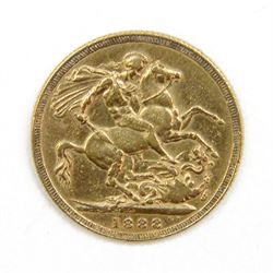 Queen Victoria 1888 gold full sovereign coin