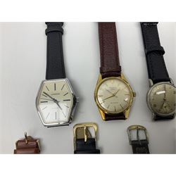 Collection of thirty wristwatches including Lucerne, Josmar, Astral, Mido, Thussy, Waldman, Camy, Doxa Lator, Avia, Lip, Enicar and Favre-Leuba