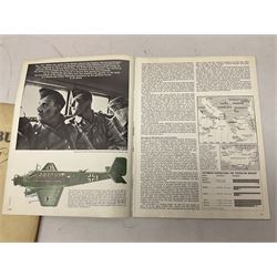 Adolf Hitler, Bilder aus dem Leben des Fuhrers [Pictures from the Life of the Fuhrer], Herausgegeben vom Cigaretten / Bilderdienst, Hamburg / Bahrenfeld, 1936, an album of two hundred tipped-in cards bearing photographs by Heinrich Hoffman, originally collected with cigarettes, 31 cm x 24 cm; together with a Waffen-SS book 'Wenn alle Bruder schweigen'; Hamburg 1939-1945; and two other booklets