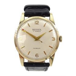 Bernex 9ct gold gentleman's manual wind 