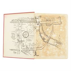 Barrie, J.M; 'Peter Pan in Kensington Gardens', first edition, pub. Hodder & Stoughton, London, with illustrations by Arthur Rackham, in red cloth with gilt vignette and lettering to spine