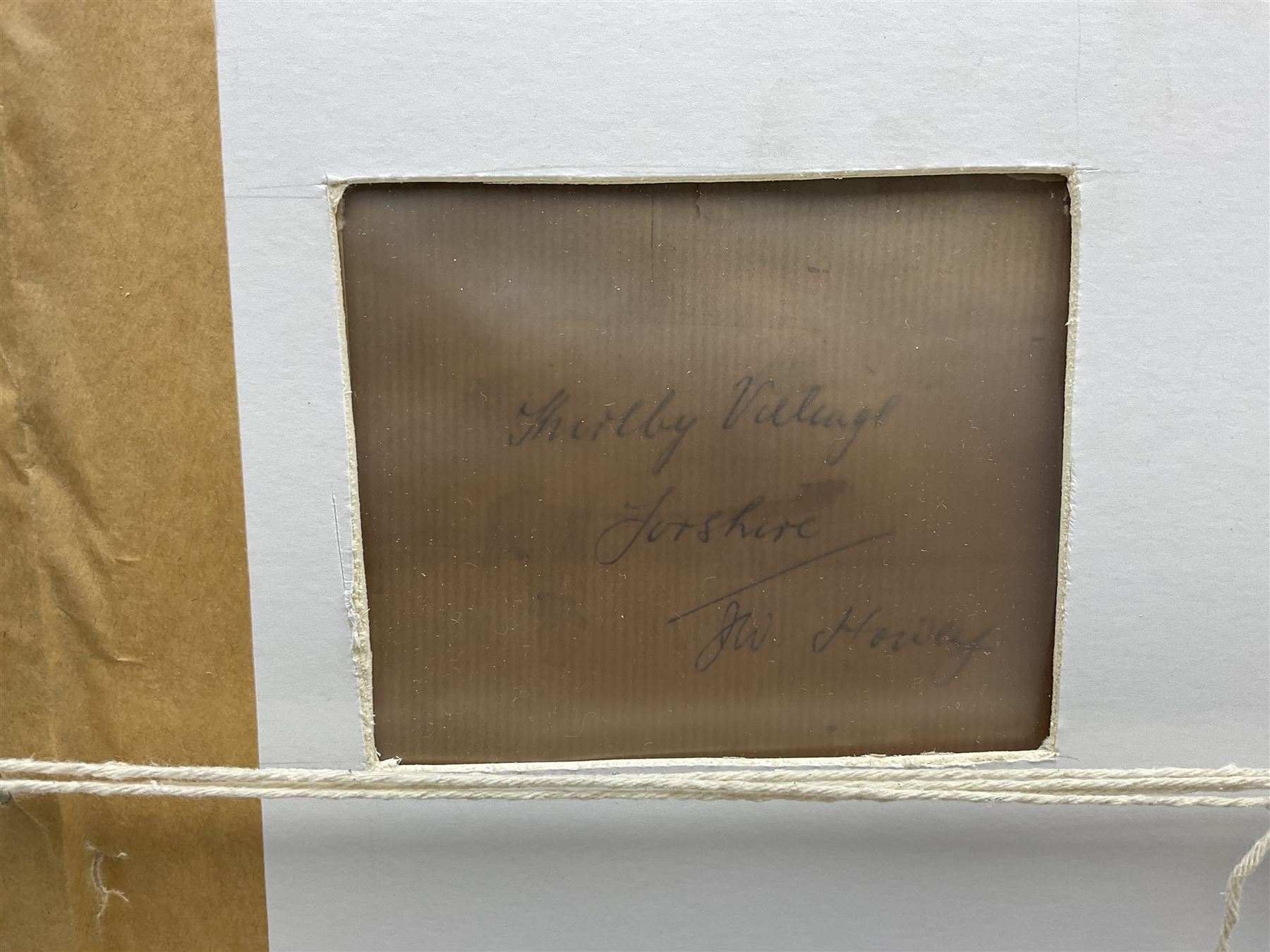 John William Howey (Staithes Group 1873-1938): 'Thirlby Village - Yorkshire', watercolour, signed and titled verso 30cm x 36cm