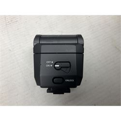 Olympus PEN-F camera body, with 'Olympus M- Zuiko Digital 25mm 1: 1.8' lens,  'Olympus M- Zuiko Digital 75-300mm 1: 4.8 - 6.7' lens and  'Olympus M- Zuiko Digital 17mm 1: 1.8' lens, with original box, together with Lowepro camera bag