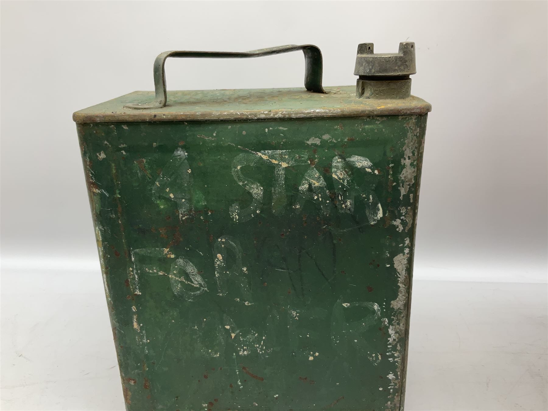Two vintage petrol cans, H33.5cm, W24.5cm