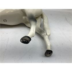 Beswick Large Hunter in grey no. 1734, printed mark beneath, H30cm