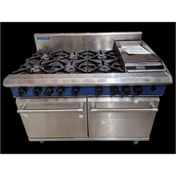 Blue Seal CF1360 Evolution series six burner gas cooker with griddle - THIS LOT IS TO BE COLLECTED BY APPOINTMENT FROM DUGGLEBY STORAGE, GREAT HILL, EASTFIELD, SCARBOROUGH, YO11 3TX
