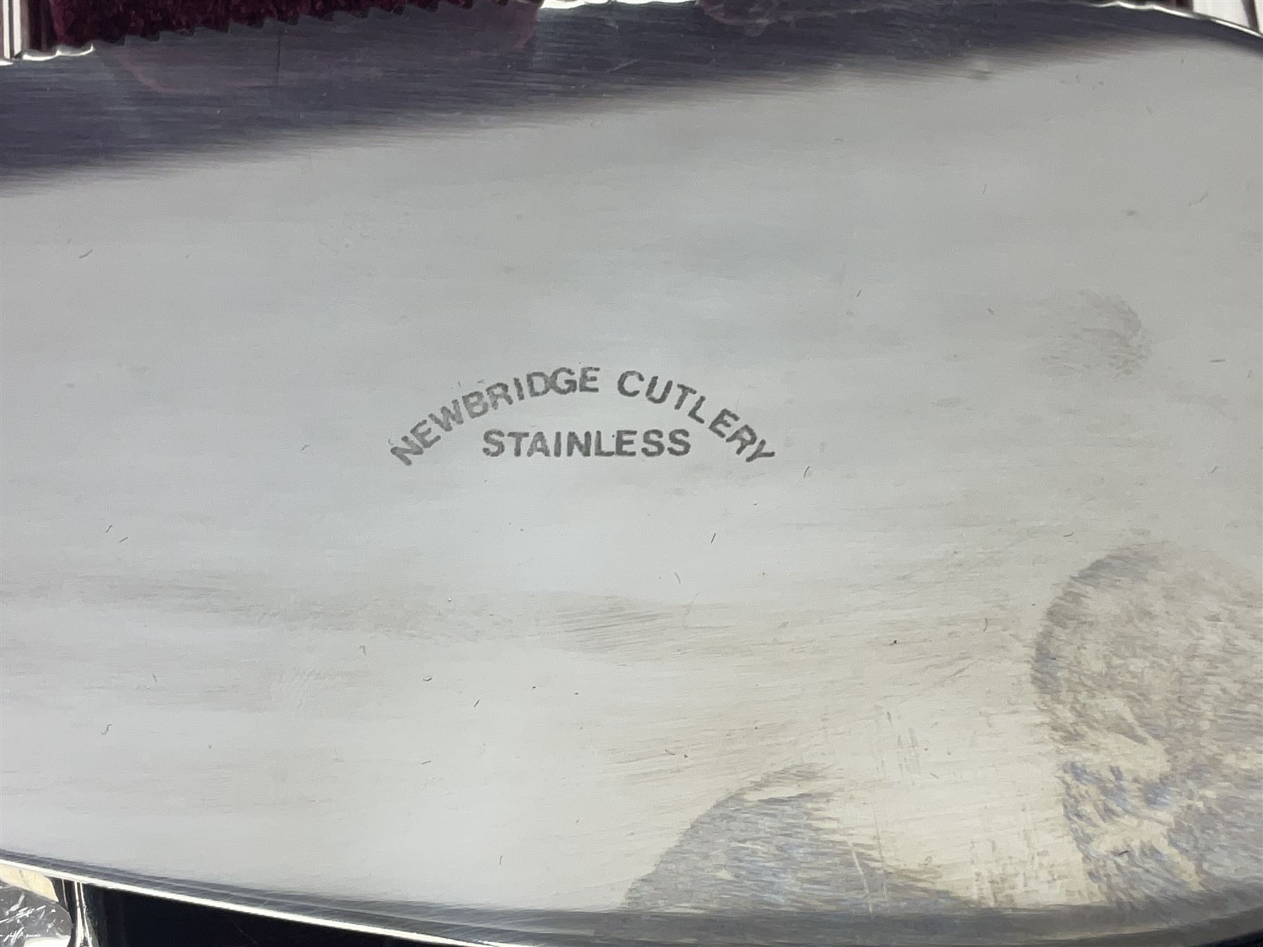 Cooper Ludlam silver plated canteen of cutlery for six place settings