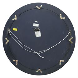 Uttermost - Circular wall mirror, with zebrawood veneer surround