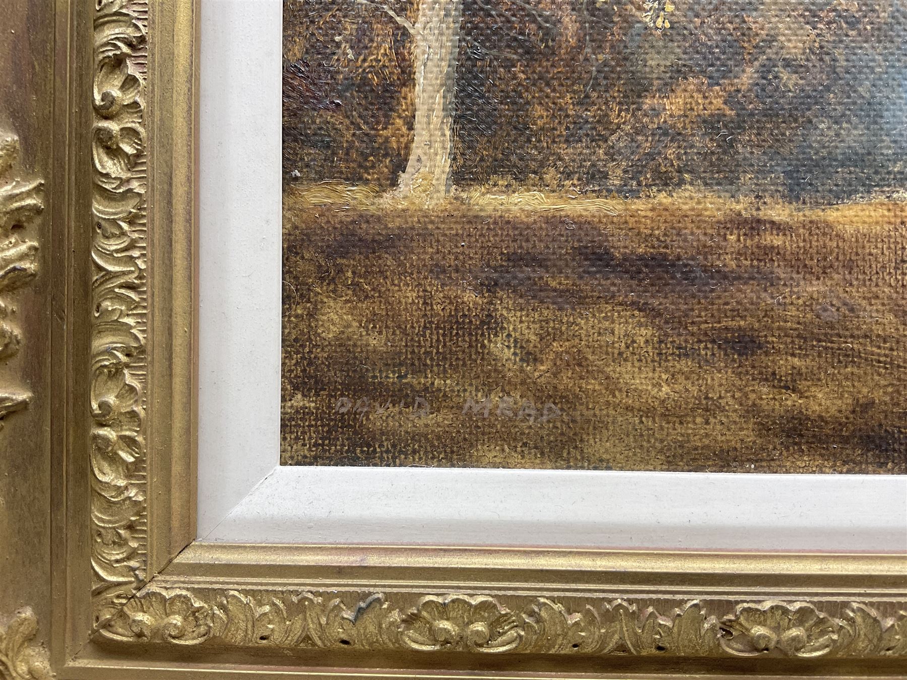 David Mead (British 1906-1986): Maidstone Landscape, oil on board signed 49cm x 59cm 