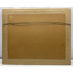 Wilfred Ball (British 1917-2000): 'Church Farm - Dale Abbey' and A Winter Townscape, two watercolours signed, one titled verso 34cm x 50cm (2)