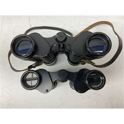 Eight cased pairs of binoculars, to include Noctovist Mk II 8x30, Prinz 8x30, Steiner Bayreuth 8x30, Springfield H.F.P 8x26 etc