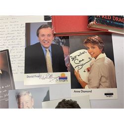James Bond Casino Royale book signed by Daniel Craig, Judy Dench and other case members, together with Beatles book and Wing dust cover with spurious signature and other signed TV and sport memorabilia 