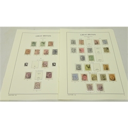  Collection of twenty-six Queen Victoria stamps including two 3d carmine, 6d buff, 8d orange and twenty-two other Queen Victoria stamps   