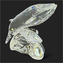 Three limited edition Swarovski Crystal figures, Care For Me, Save Me and Lead Me, all boxed with certificates 