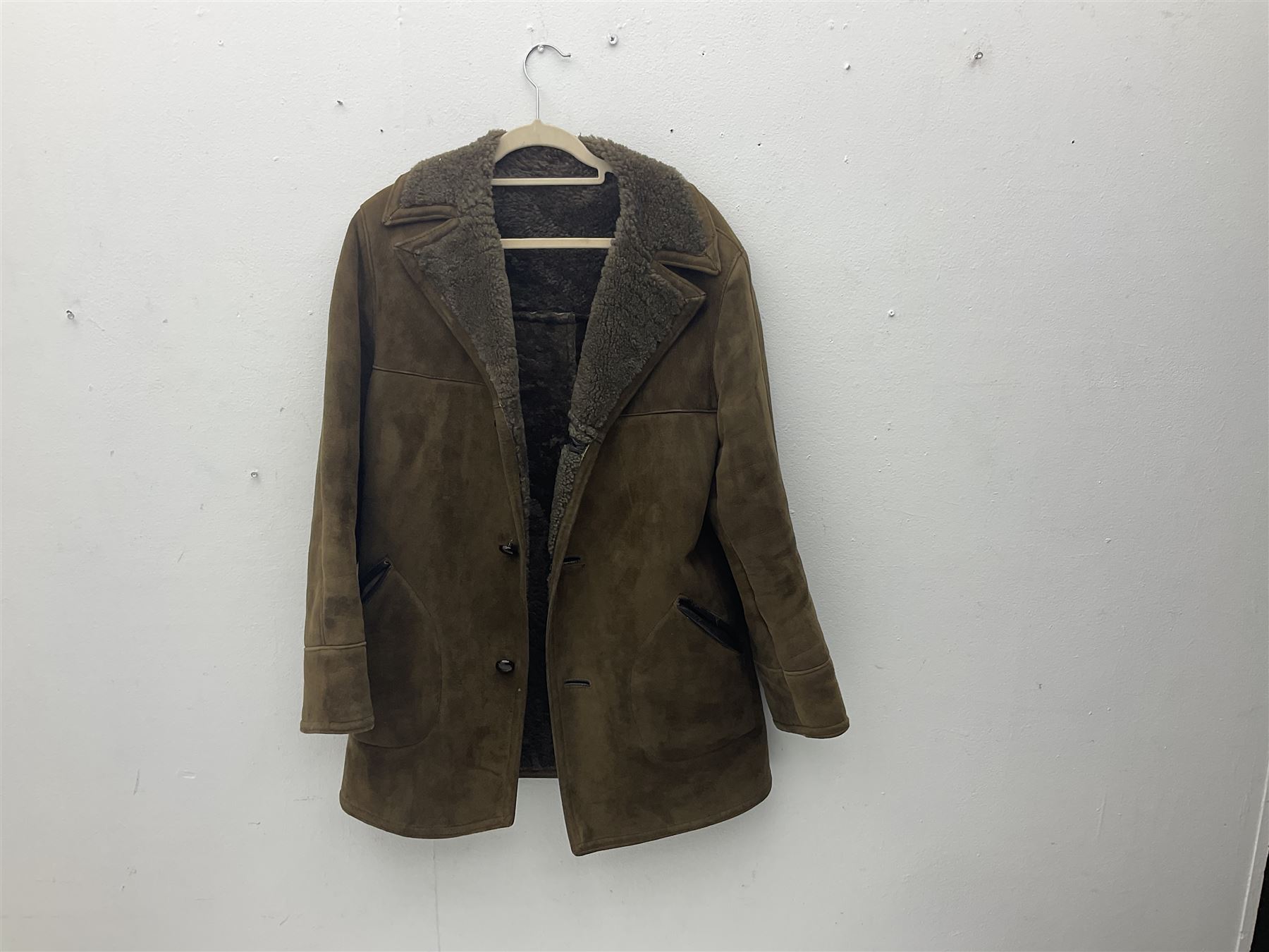 Two sheepskin jackets, one ladies jacket size 12, by Nurseys, and a gentleman's jacket by Baily's   