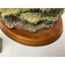 Border Fine Arts figures, to include Galloway Bull, A2692, Galloway Cow & Calf, A3790, Well Warmed, A1454, Found Safe, A0602 etc (7) 