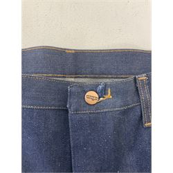 1970's Wrangler blue denim Jeans, with tag, size 38 34, waist 38 97