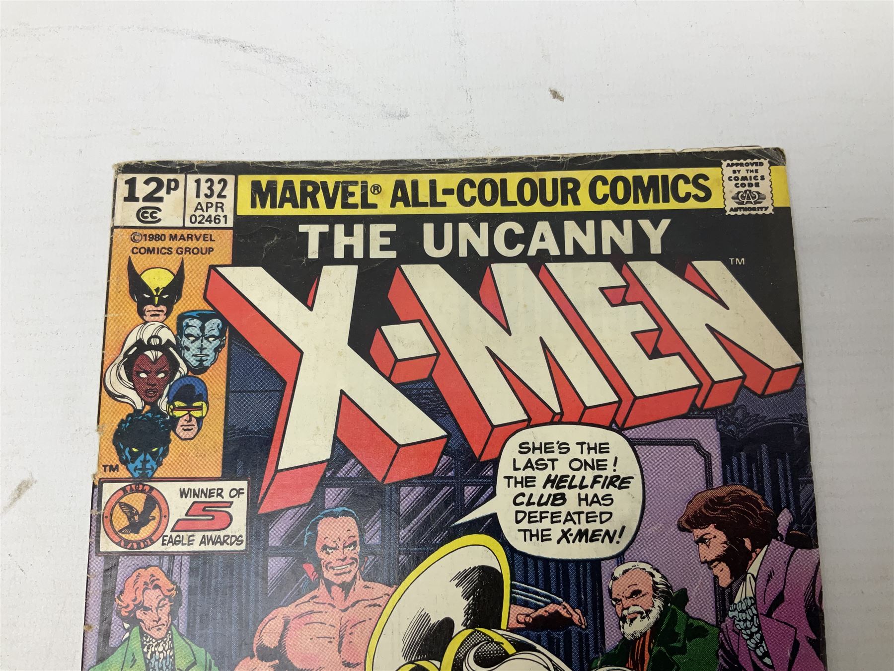The Uncanny X-Men Marvel comics (1979-1980) Nos 130, 131 & 132, all British 12p price variant direct editions (3)