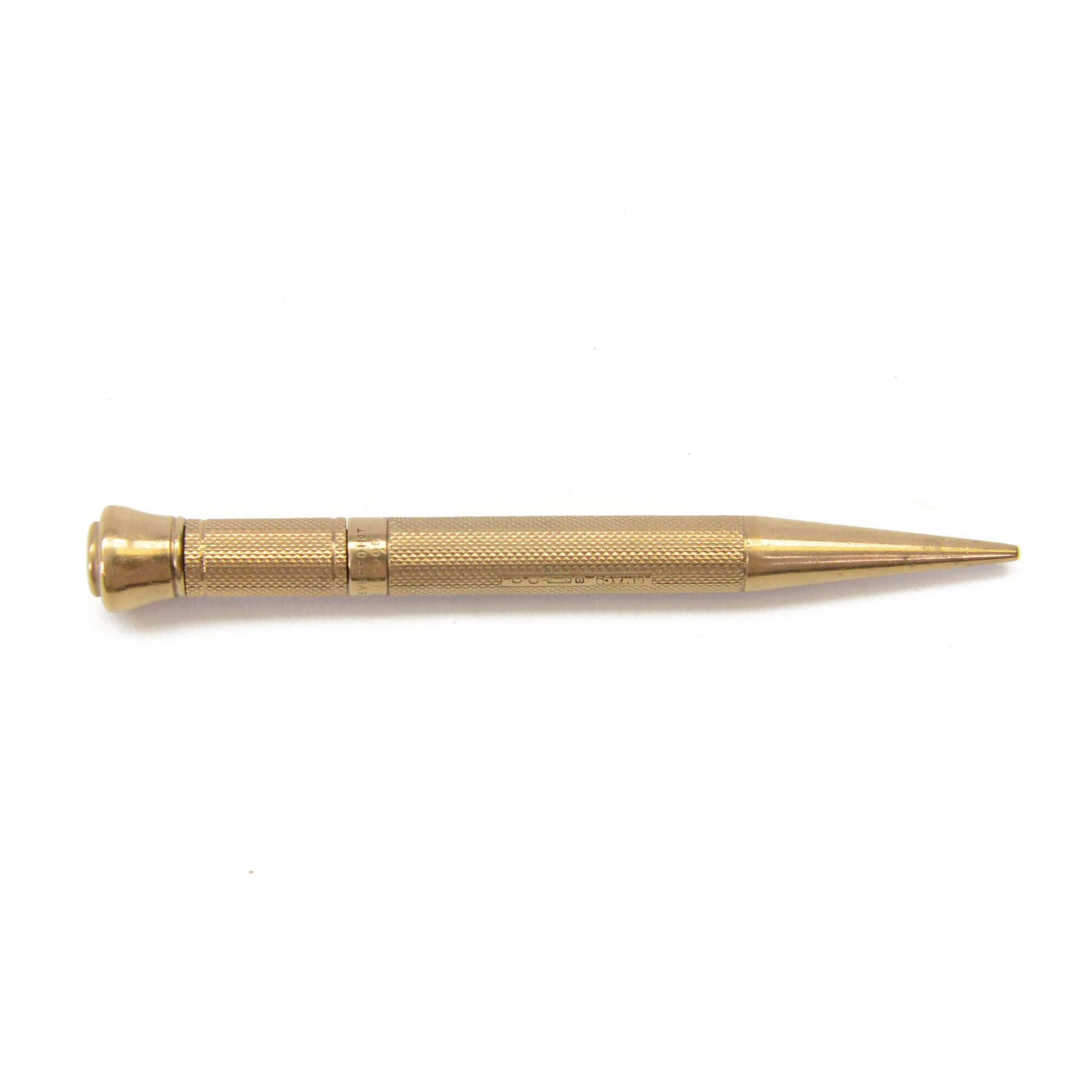 9ct gold Mordan Everpoint propelling pencil