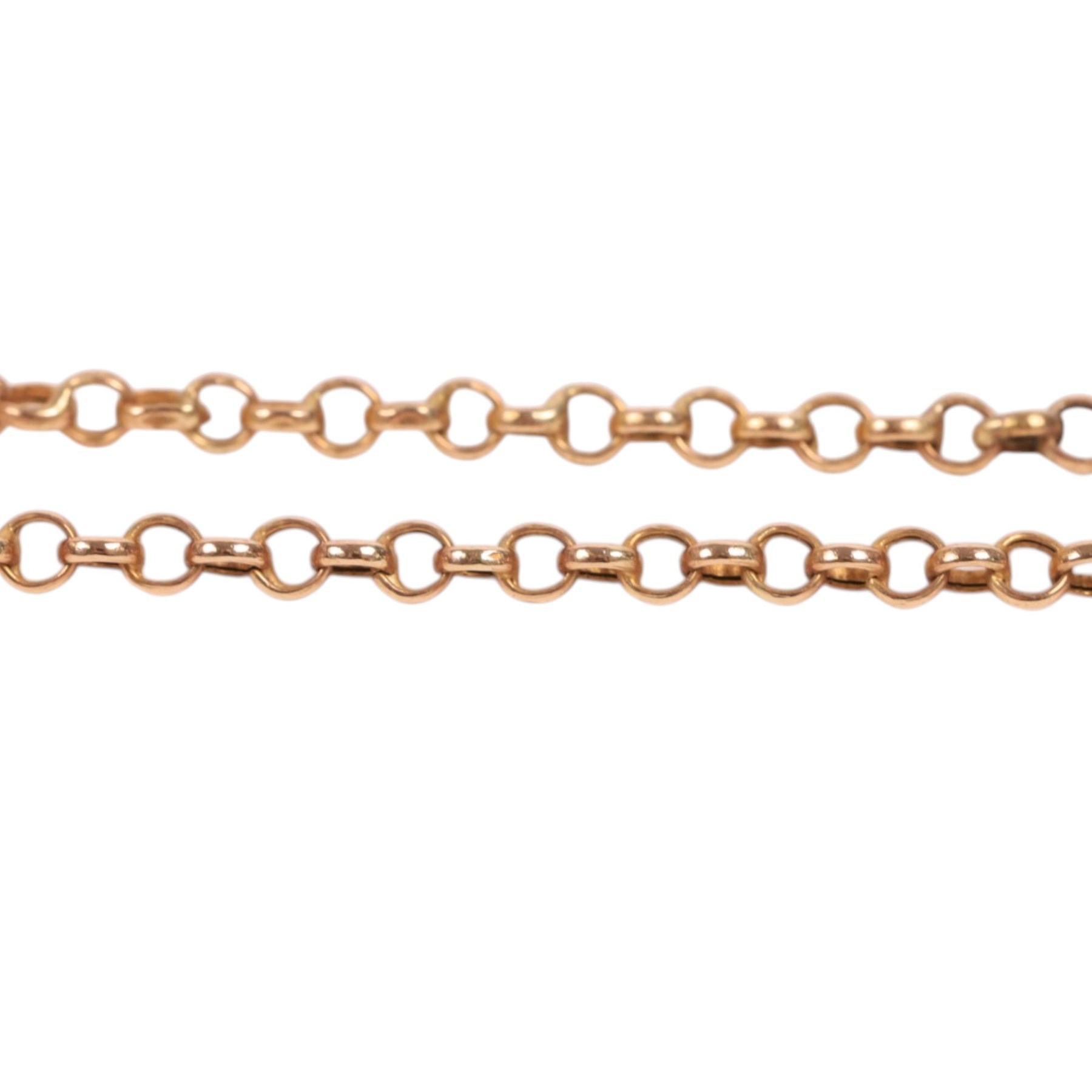 Two 9ct gold chains