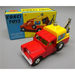  Corgi Land-Rover Breakdown truck No.477, red and yellow, boxed  
