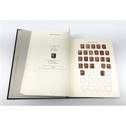 Stanley Gibbons 'Windsor Album' housing Great British stamps from Queen Victoria to Queen Elizabeth II including penny reds, half penny bantams etc