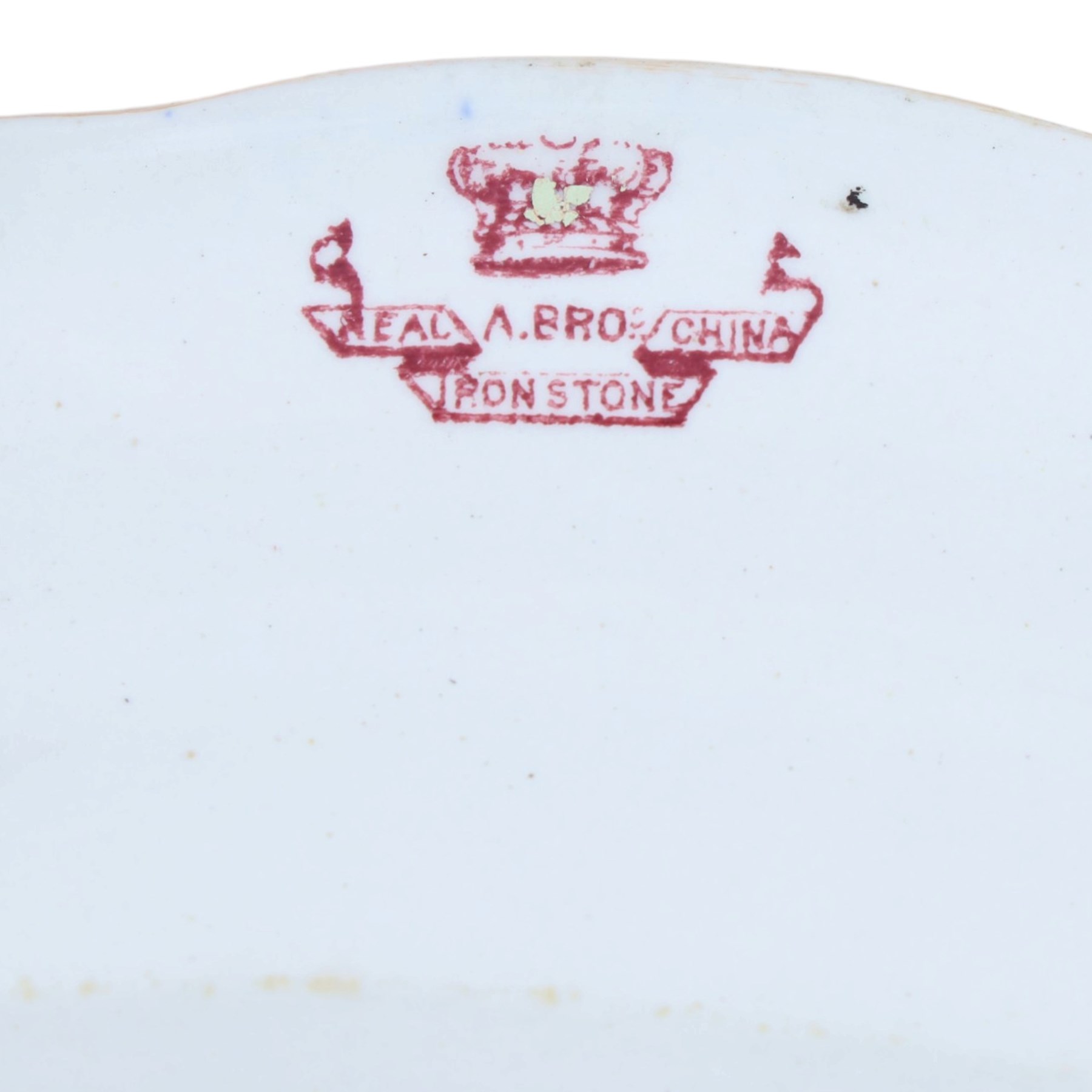 Ironstone Imari pattern meat plate and two similar plates, platter L52cm